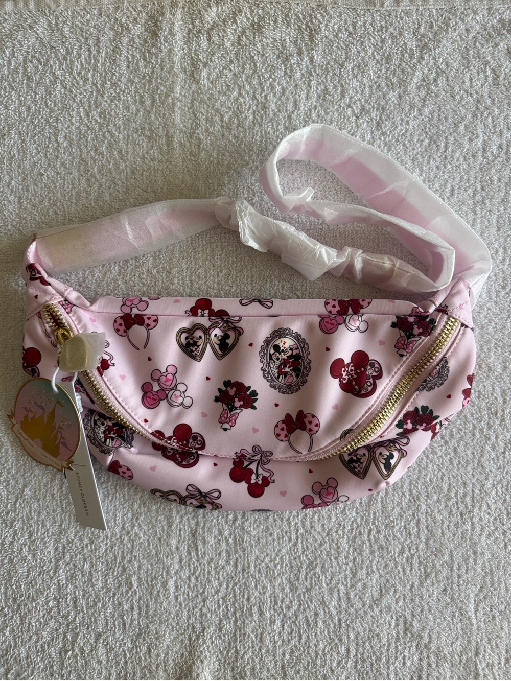 Stoney Clover Lane x Disney Parks Mickey & Minnie Valentine’s Day Belt Bag